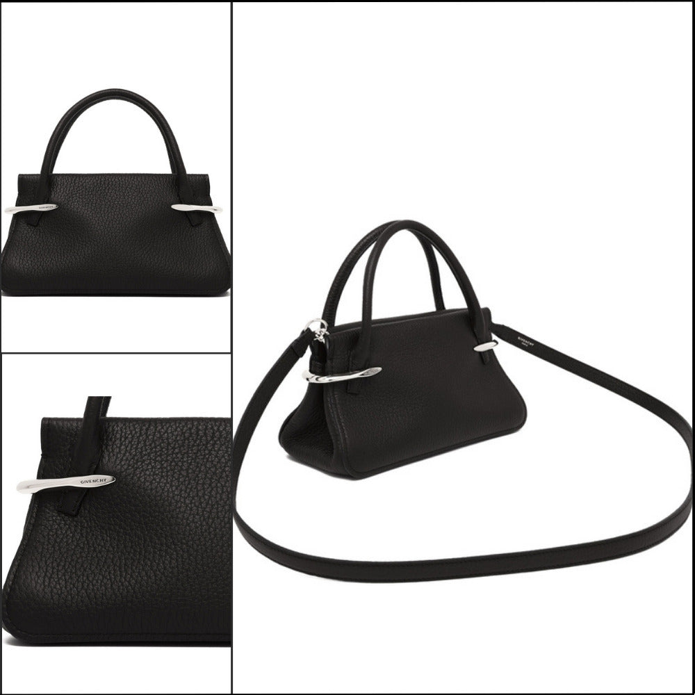 【GIVENCHY】Black Leather Tote Bag