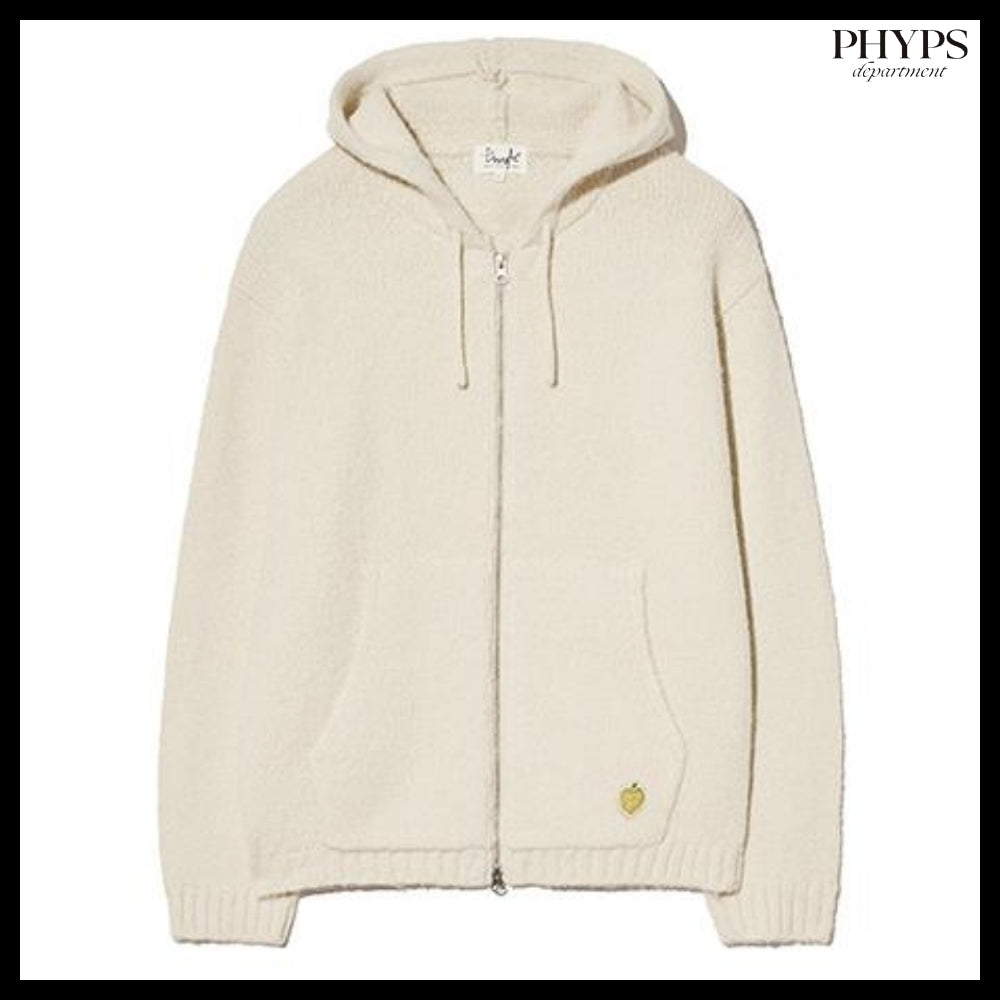 【PhypsDepartment】ハート アップル ニット フードジップアップ
