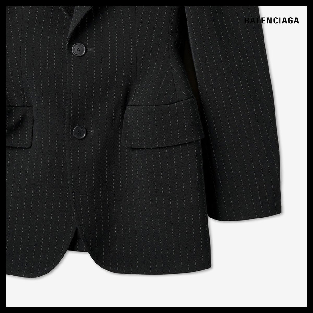 【BALENCIAGA】Hourglass Jacket White Black