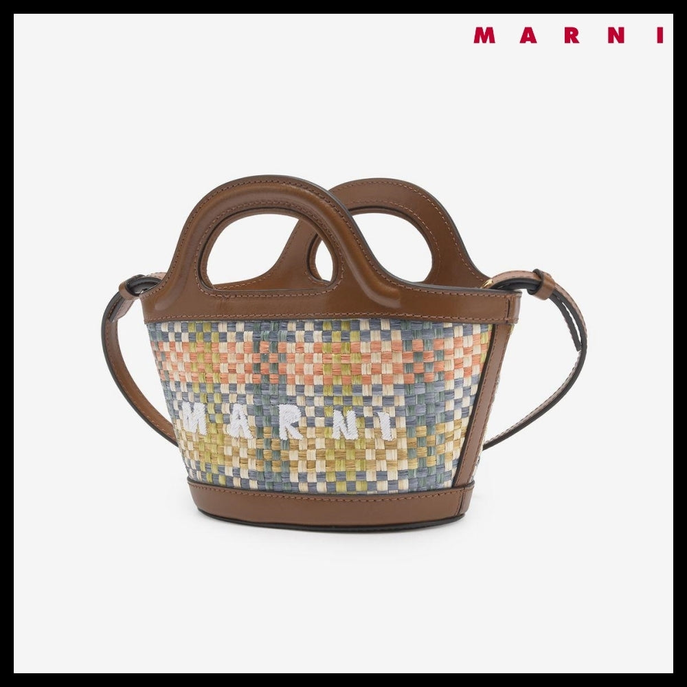 【MARNI】マイクロトロピカリア トートバッグレモンアプリコット