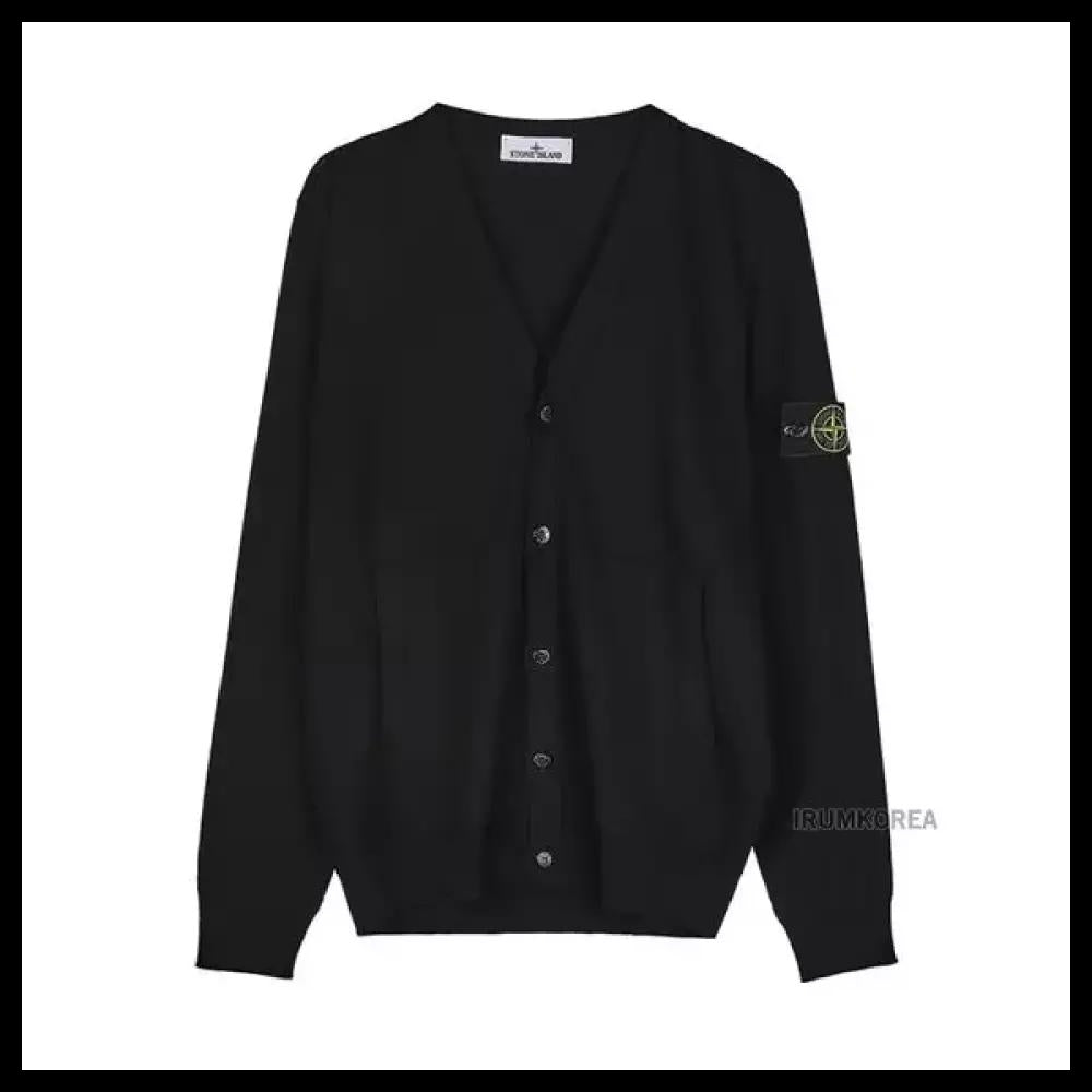 【STONE ISLAND】FW25 Men Virgin Wool Cardigan