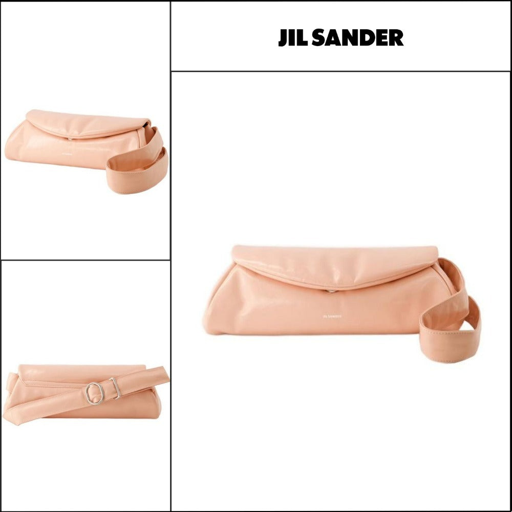 【正規品】【Jil Sander】Peach Pearl Pink Crossbody Bag