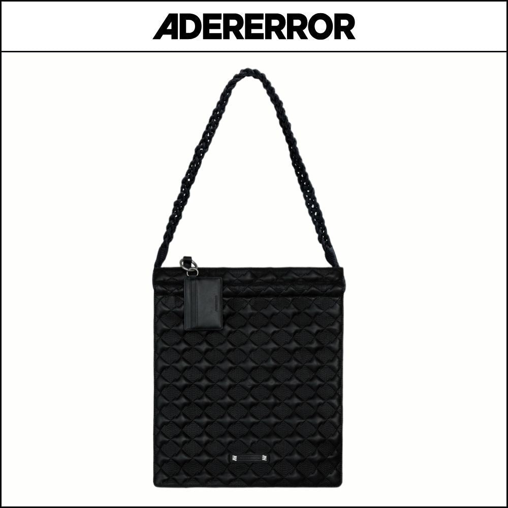 【ADERERROR】Flat Tote Bag Noir
