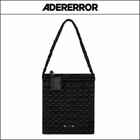 【ADERERROR】Flat Tote Bag Noir