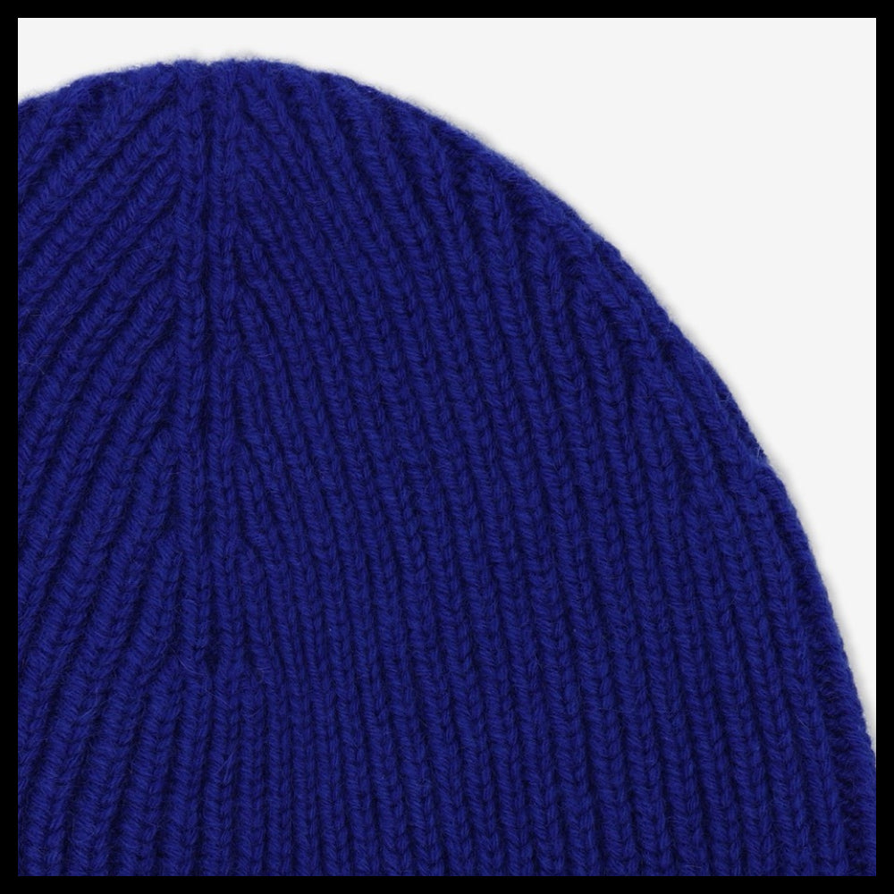 【Burberry】Ribbed Cashmere Beanie Night