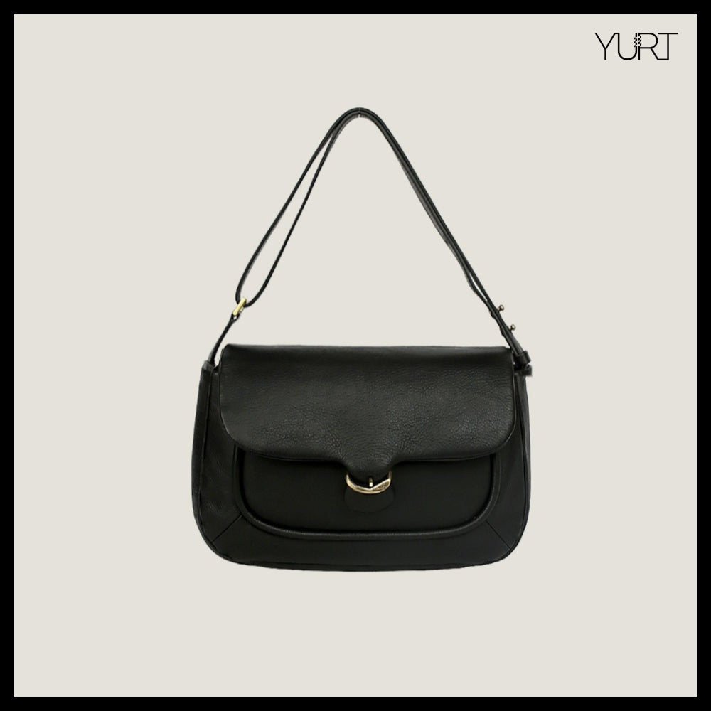 【YURT】Courrier Shoulder Bag YB322 Black