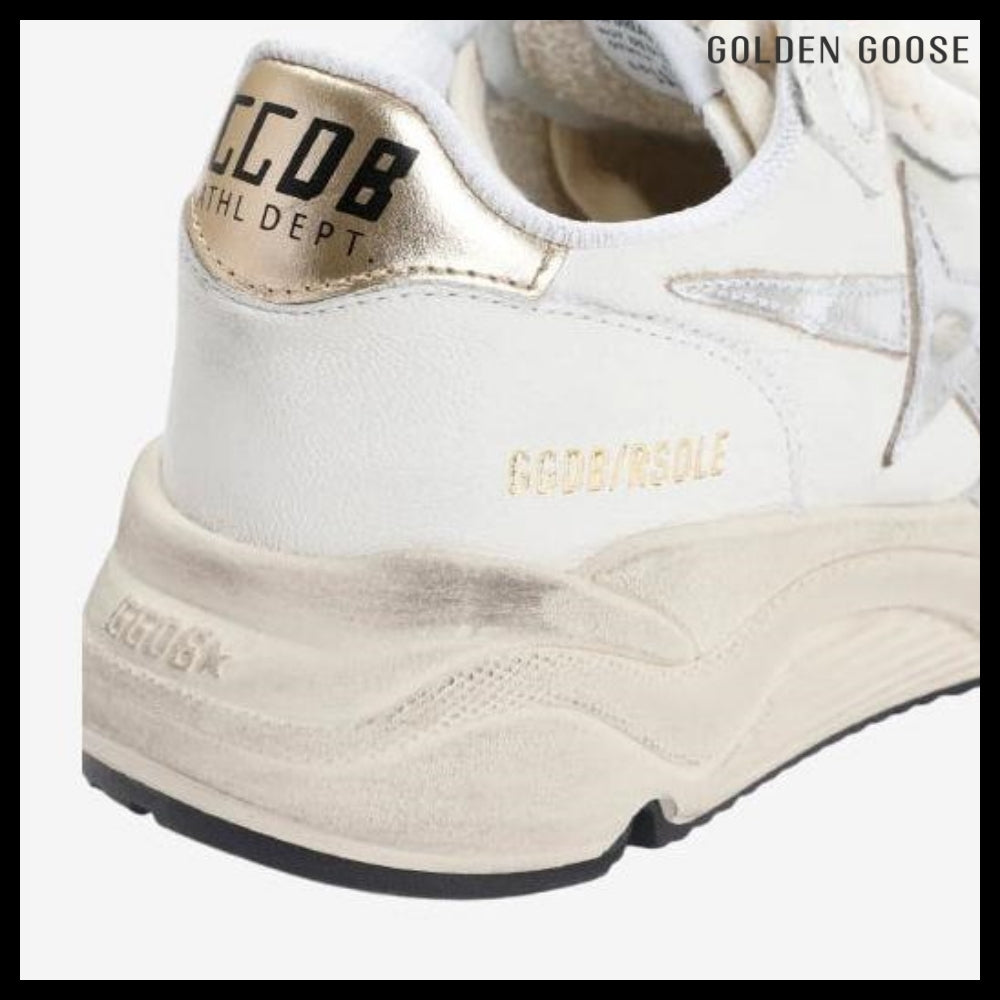【Golden Goose】Running Sole Leather Suede Star Sneakers