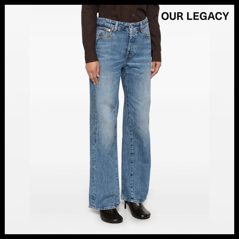 【OUR LEGACY】Travelcut Wide Denim Pants