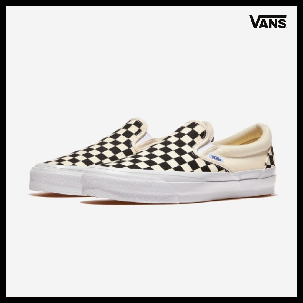 【VANS】Slip-On Reissue 98 LX Checkerboard Black Off-White