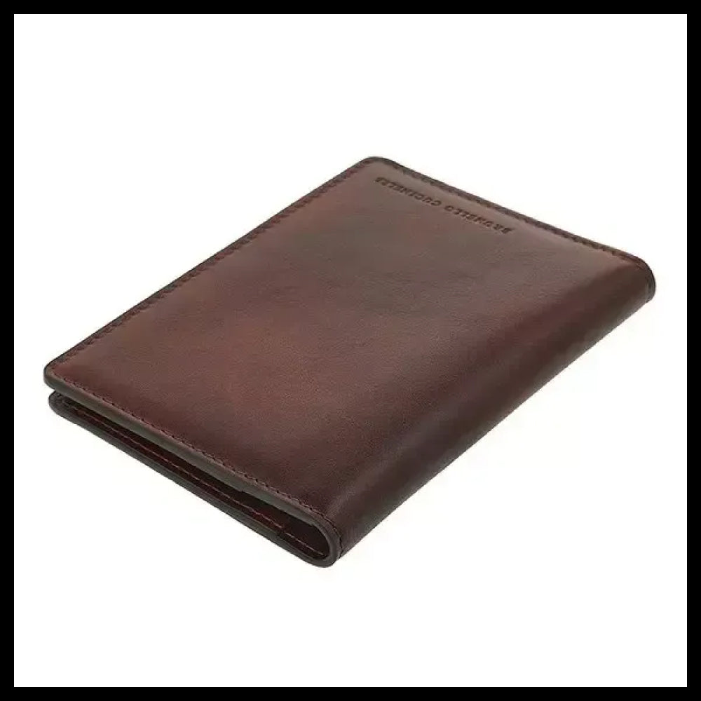 【Brunello Cucinelli】Men's Logo Debossed Card Wallet Quiet