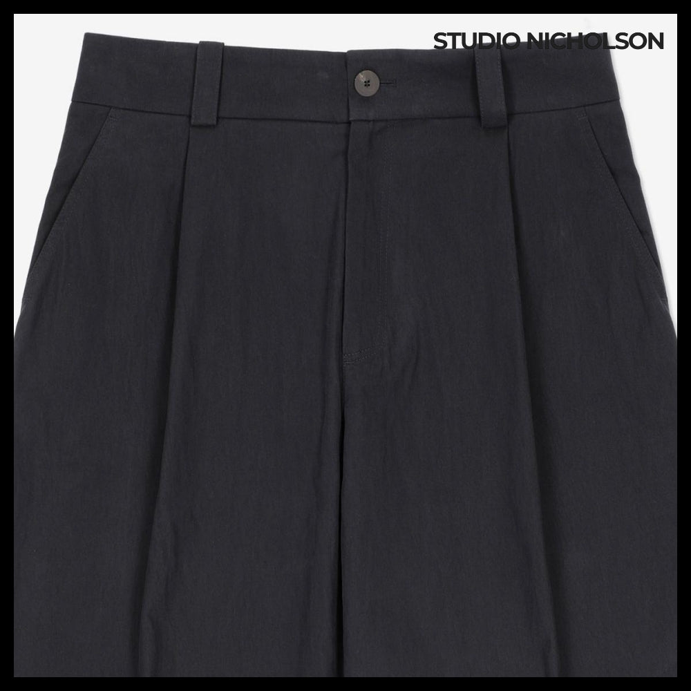 【STUDIO NICHOLSON】Drop Trousers Dark Navy