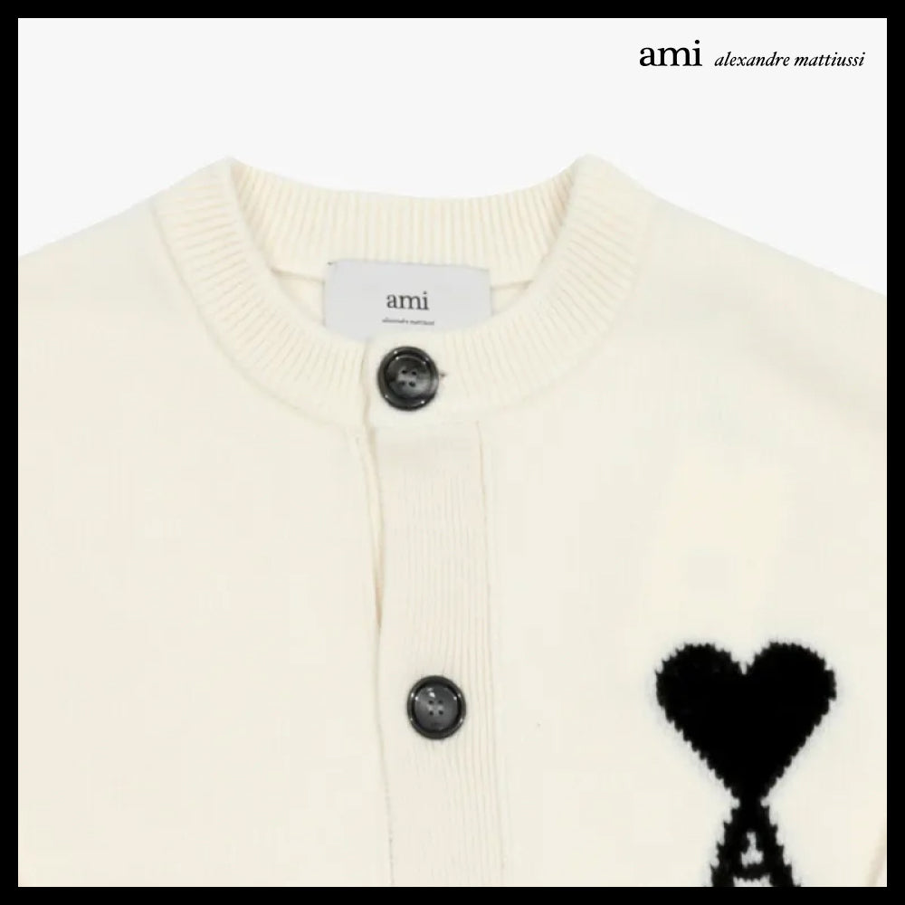 【AMI PARIS】Ami De Coeur Big Heart Logo Intarsia Unisex