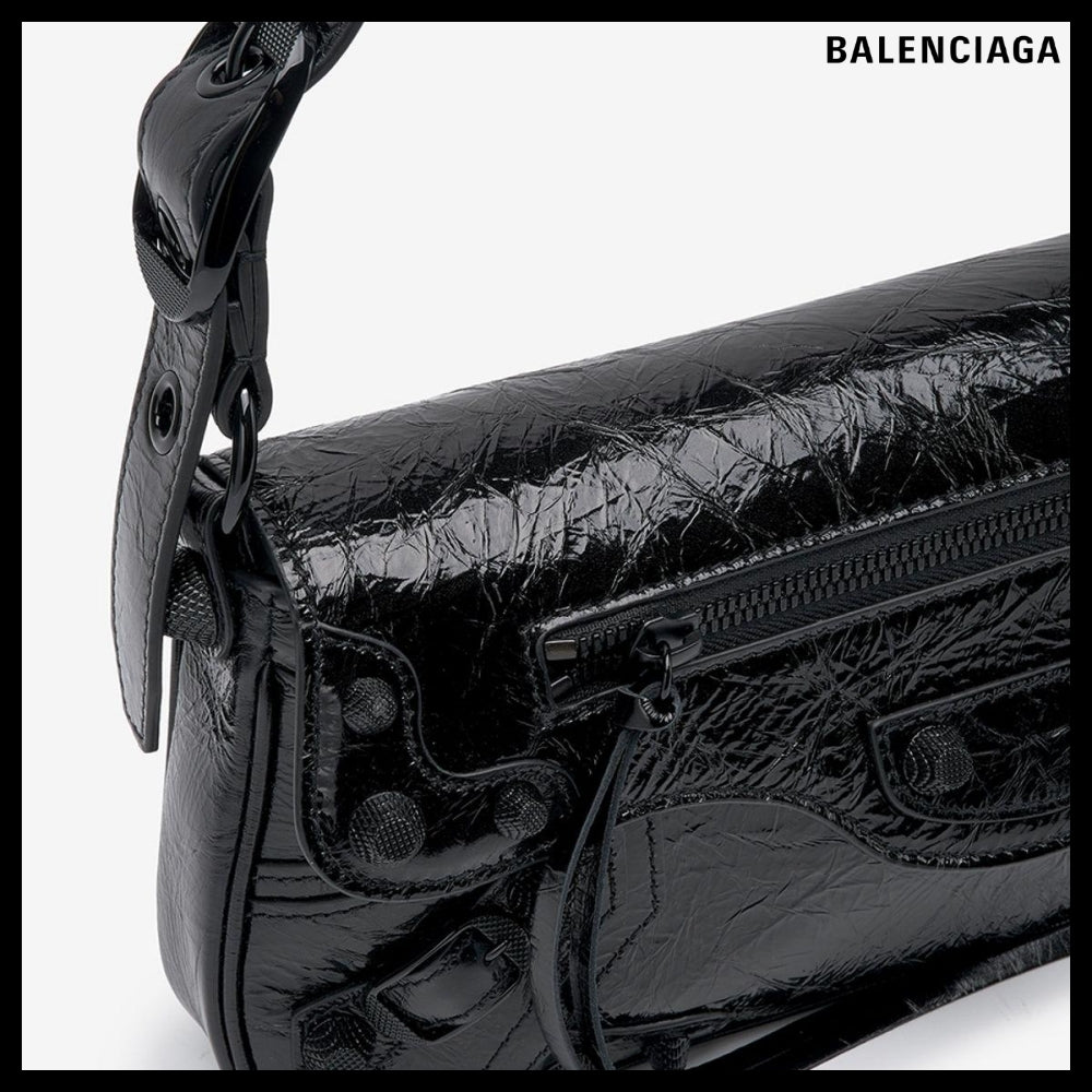 【BALENCIAGA】Le Cagole S Sling Shoulder Bag - Black