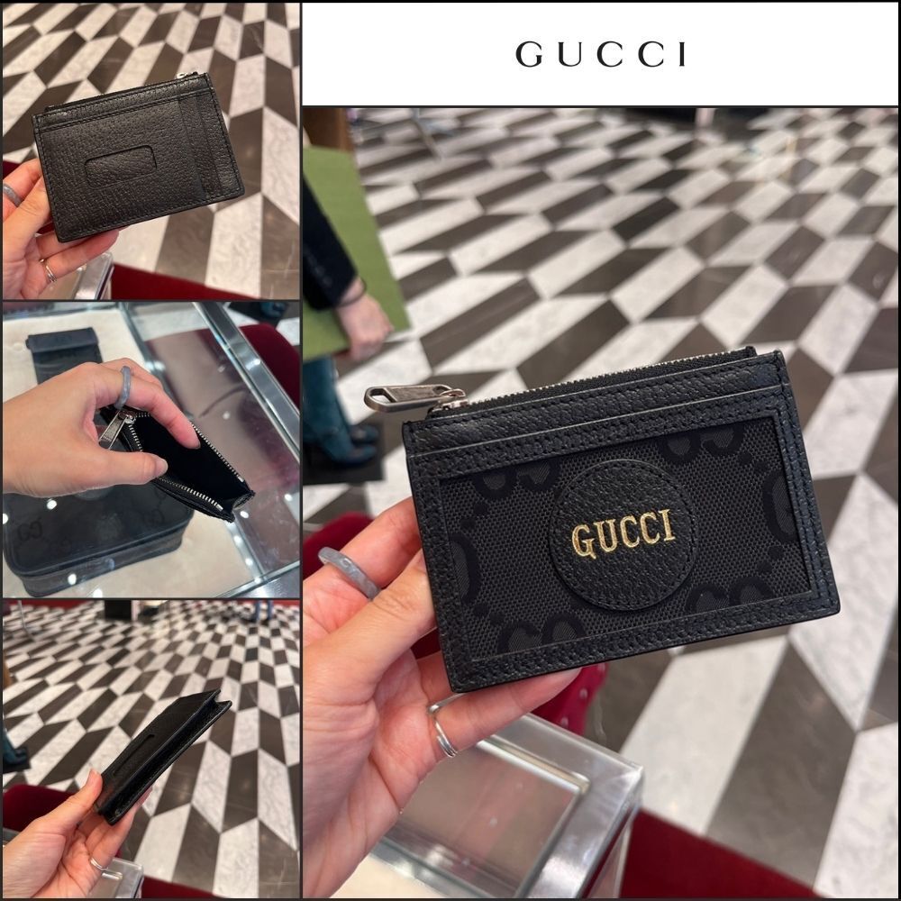 【GUCCI】Off The Grid Zip Card Case Black