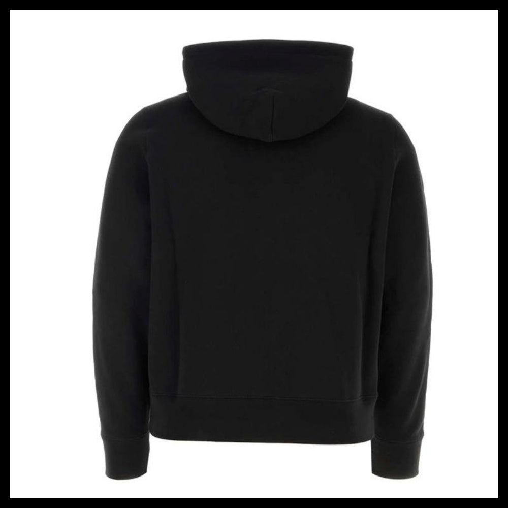 【MONCLER】Logo Hooded Zip-Up Black Men