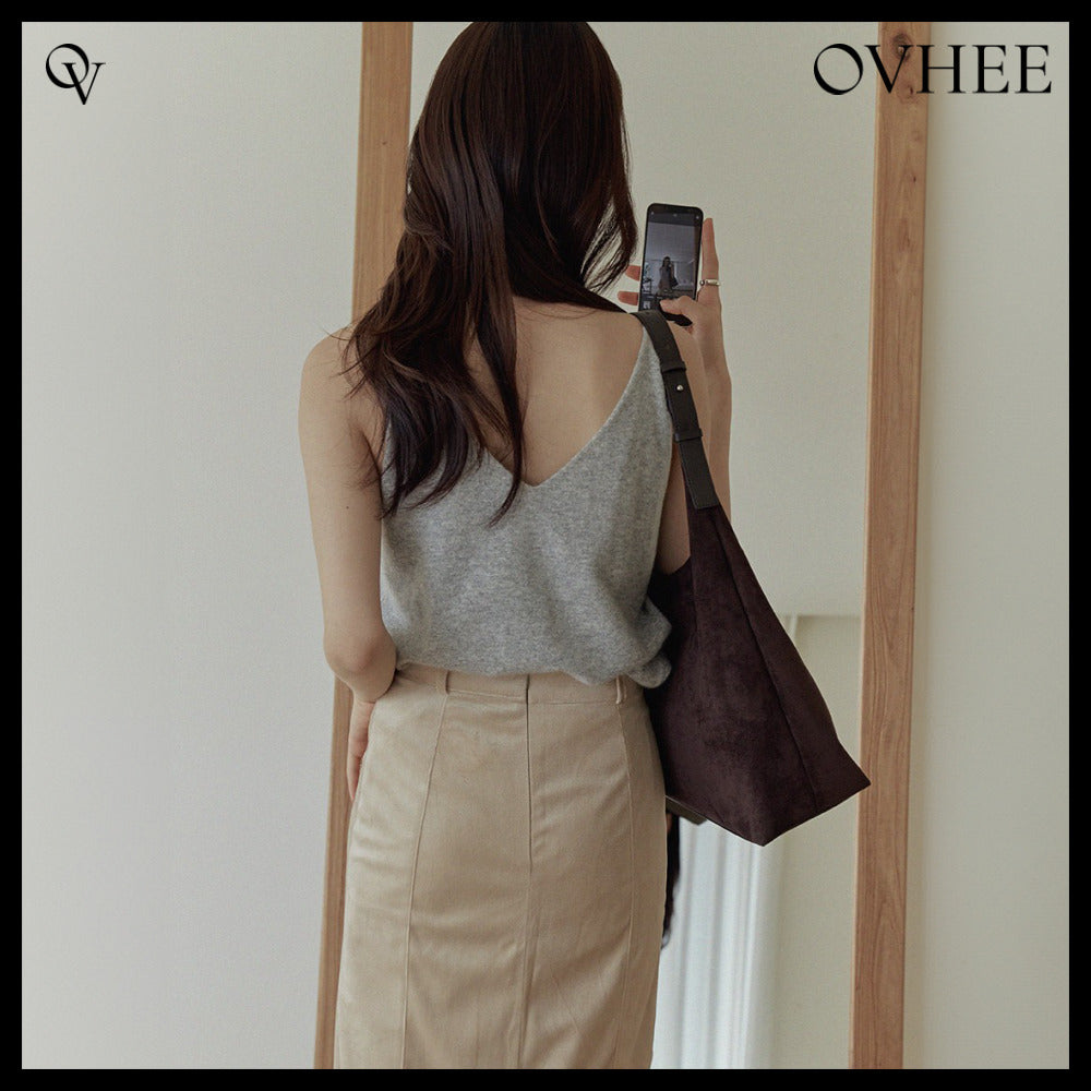 【OVHEE】 FLUME SUEDE HOBO BAG スエードホボバッグです