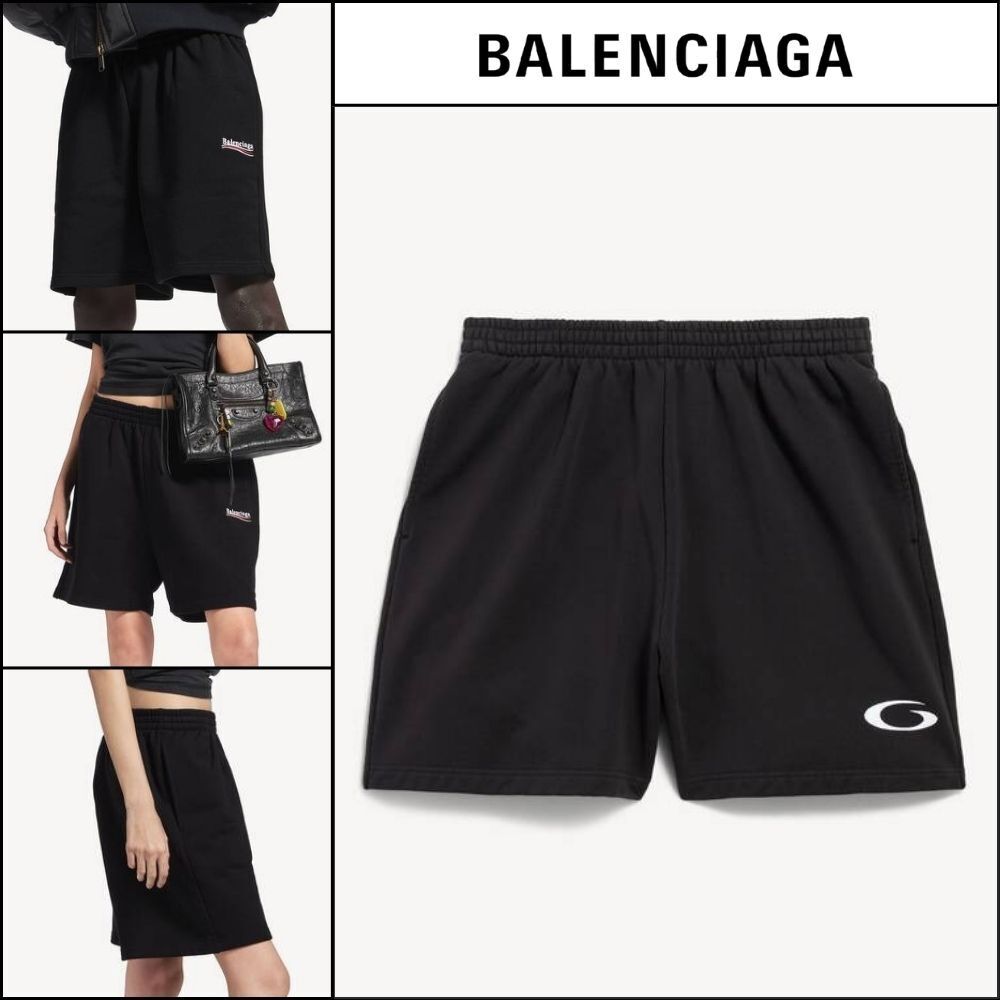 【BALENCIAGA】Political Campaign Sweat Shorts