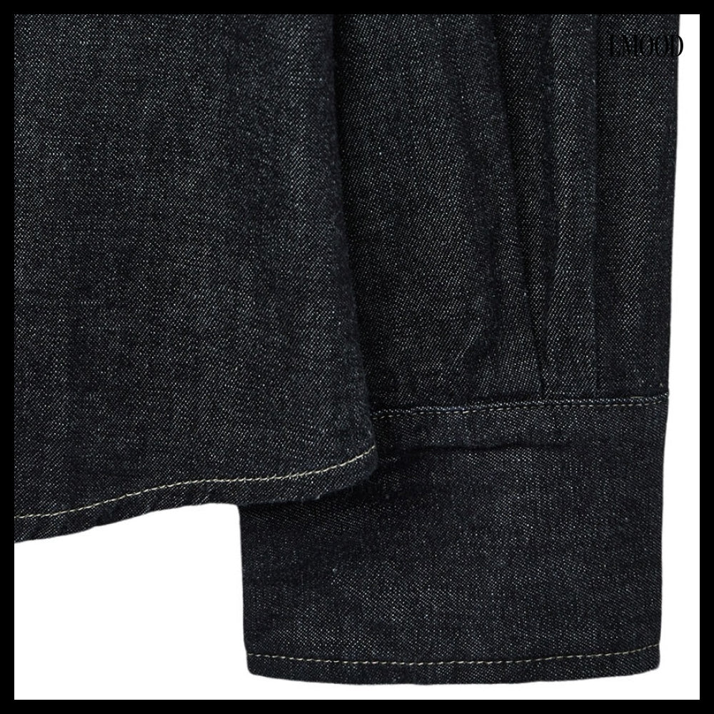 【LMOOD】Terry Denim Shirt 2 Colors