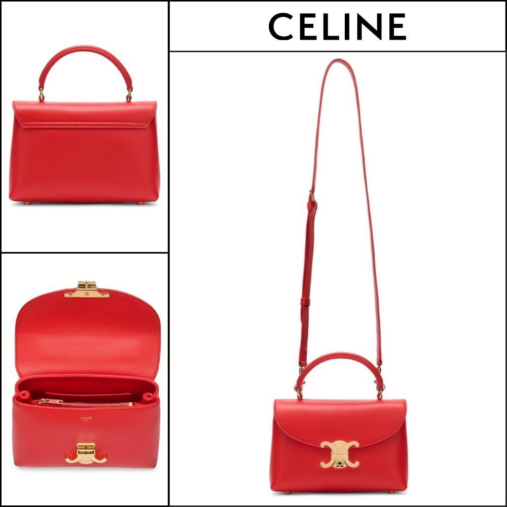 【CELINE】Red Tote Bag
