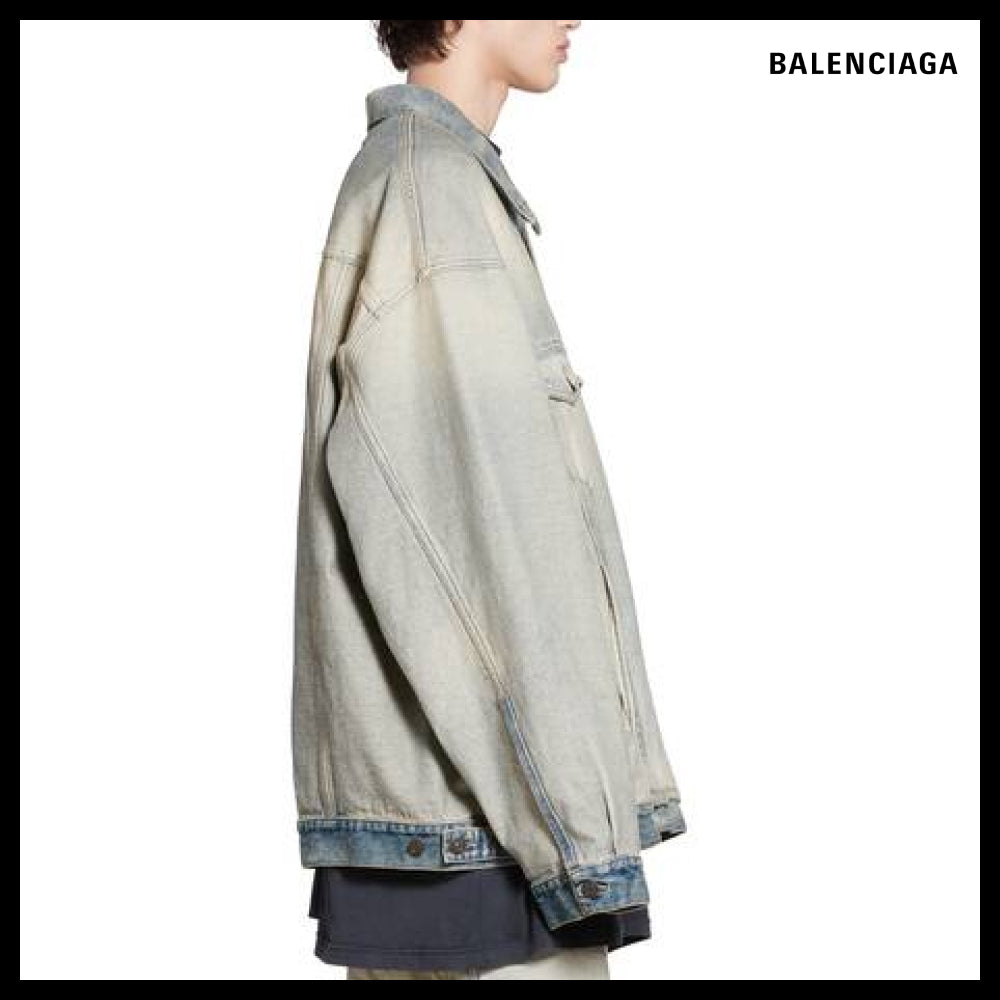 ★BALENCIAGAアウトレット セール ★OVERSIZED DENIM JACKET