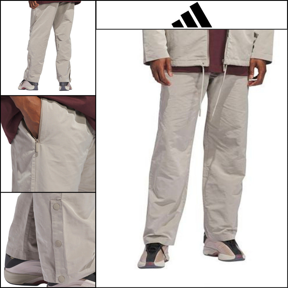 【ADIDAS】 Basketball Woven Tracksuit Bottoms Putty Beige