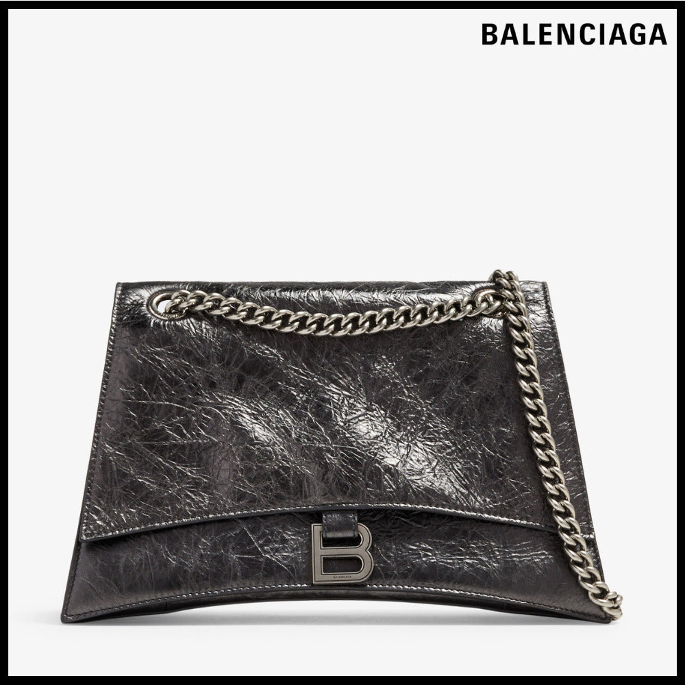 【BALENCIAGA 】Crush Chain Medium Bag