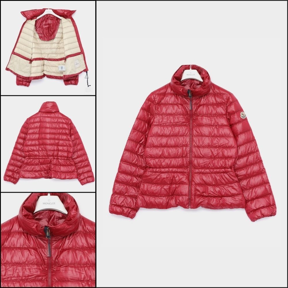 【MONCLER】Patch logo hooded padded girls jacket