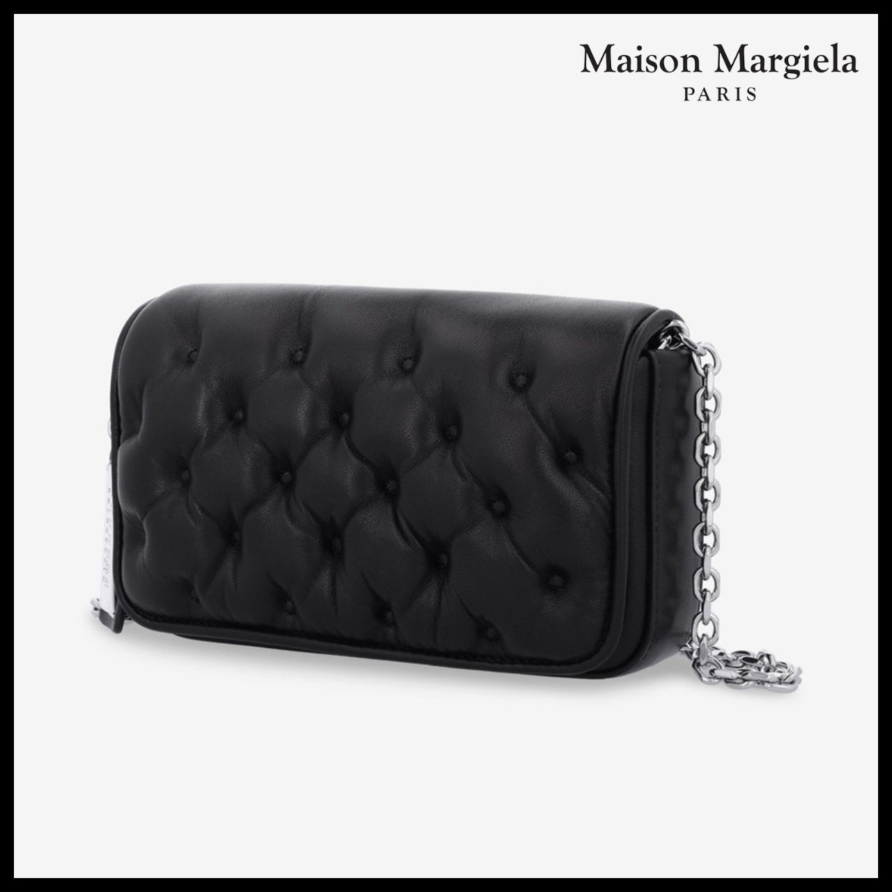 【Maison Margiela】Glam Slam Embroidered Flap Mini Pouch Bag