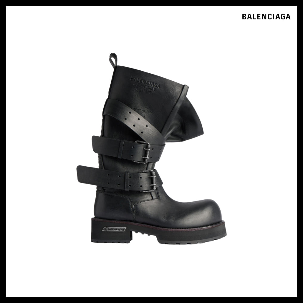 【Balenciaga】Venom High Boot Black