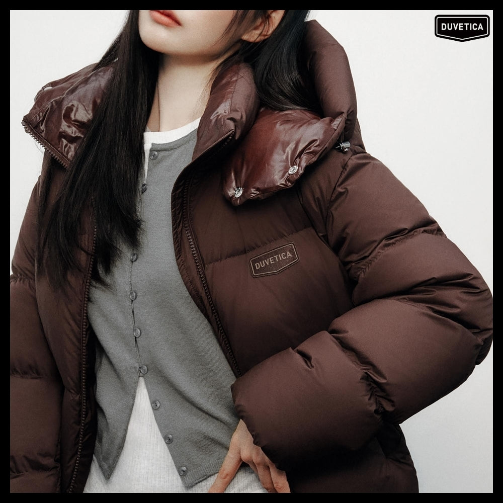 【DUVETICA】Diadema Shuga - Dark Brown Womens Down Jacket