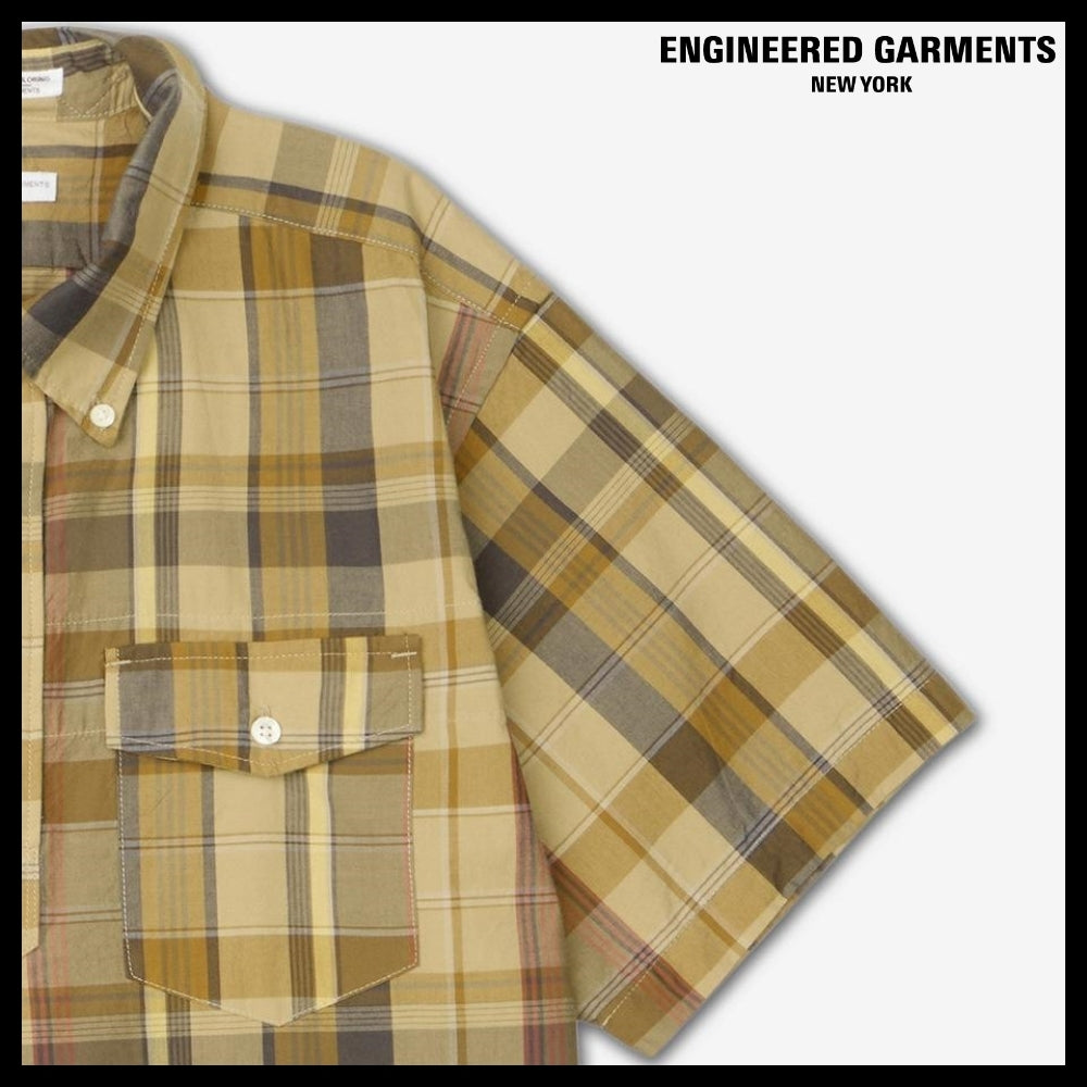 ◆Engineered Garments◆ ポップオーバー BDシャツ オリーブ