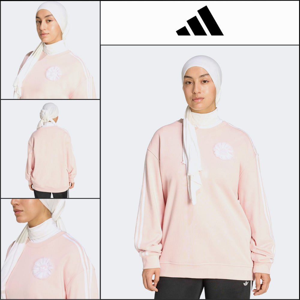 【ADIDAS】Original Lace Branding Crew Sweatshirt KS6471
