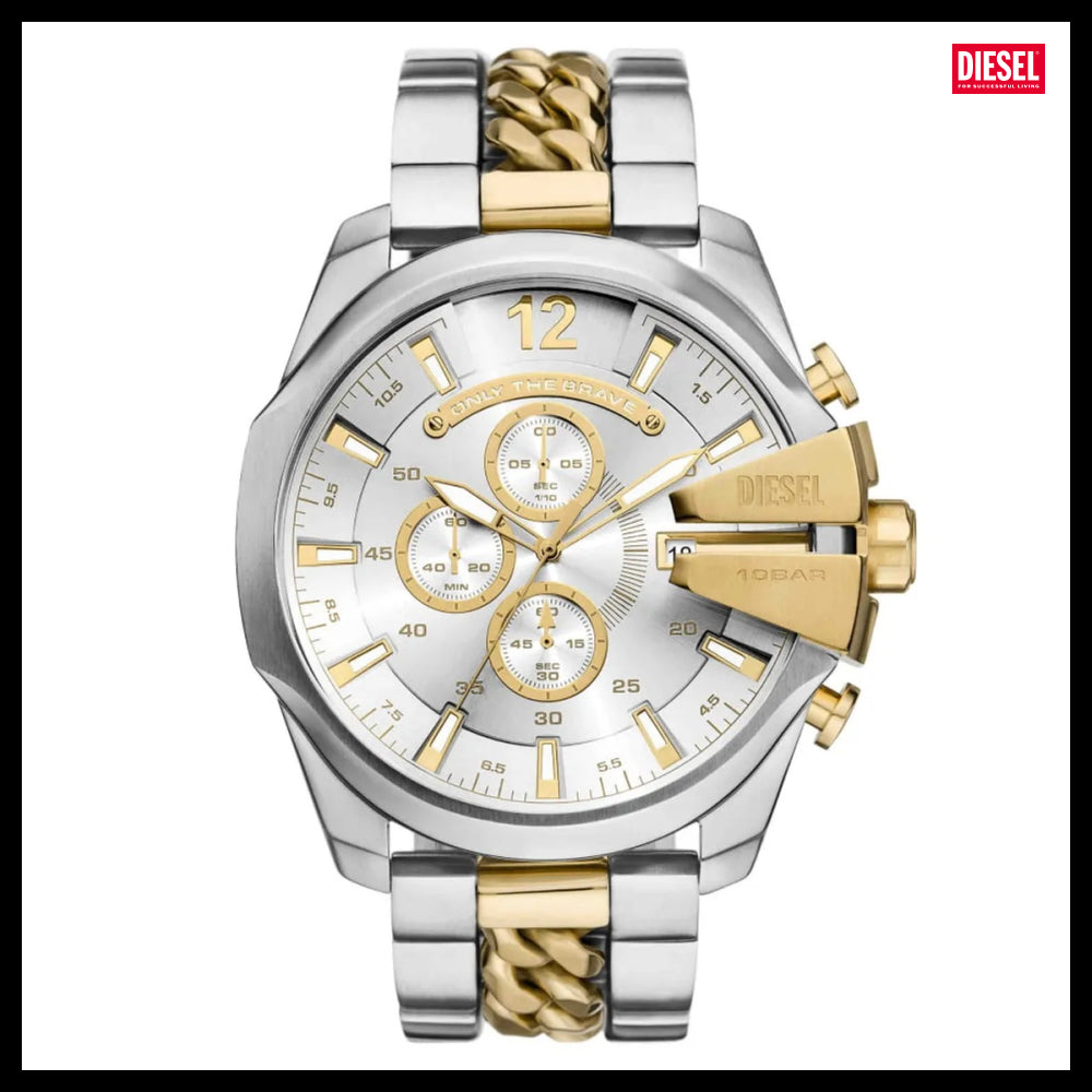 【DIESEL】Mega Chief Chronograph Men’s Metal Watch