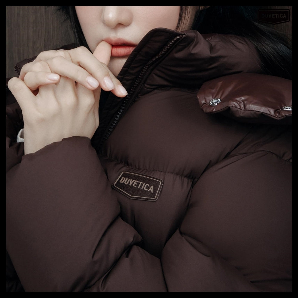 【DUVETICA】Diadema Shuga - Dark Brown Womens Down Jacket
