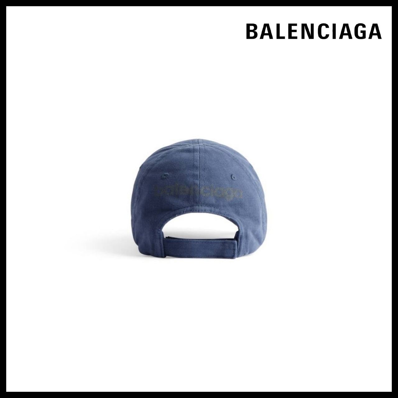 ★BALENCIAGAアウトレット セール ★3B Stencil Cap Blue