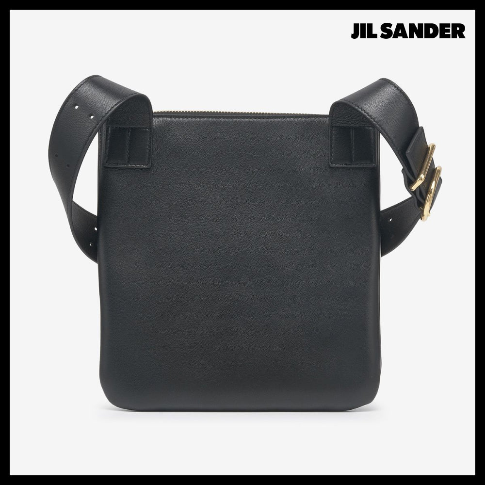 【JIL SANDER】Ombre two-tone shoulder bag black white