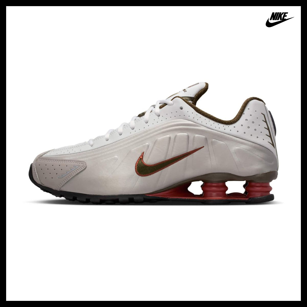 【NIKE】Shox R4 M Vast Grey Dusty Peach College
