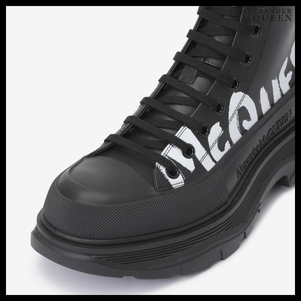 【Alexander Mcqueen】Tread Slick Boots - Black