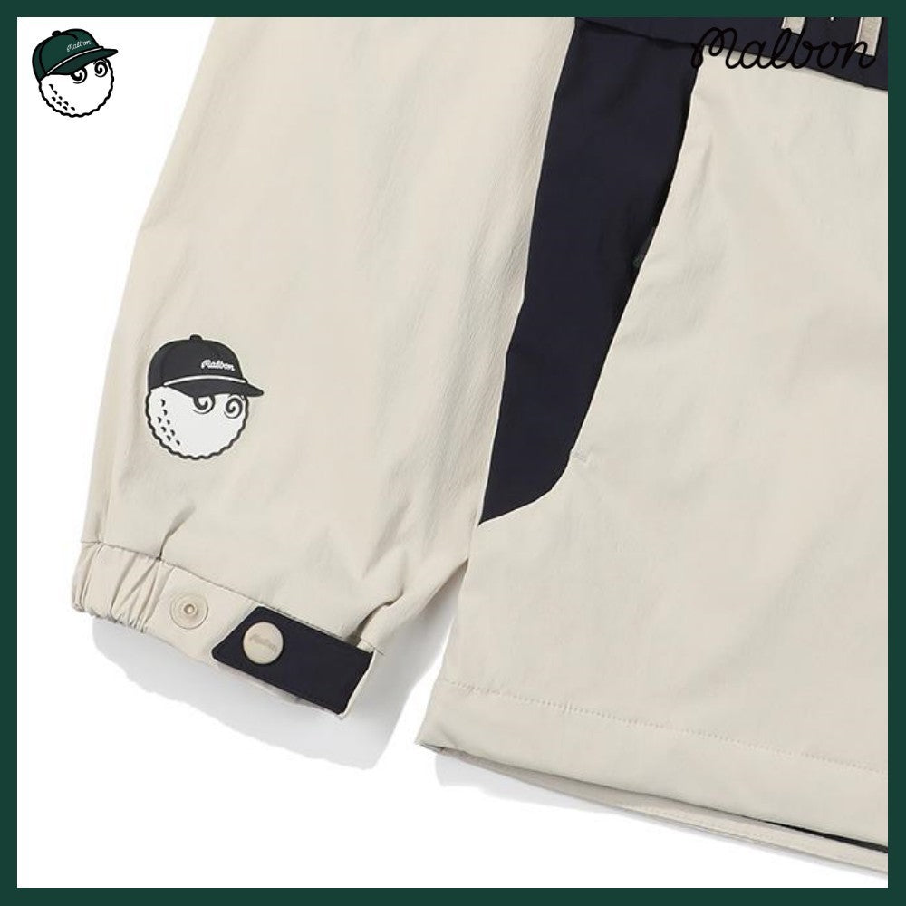 【MALBON GOLF】 COLOR BLOCK JACKET MAN 4COLORS