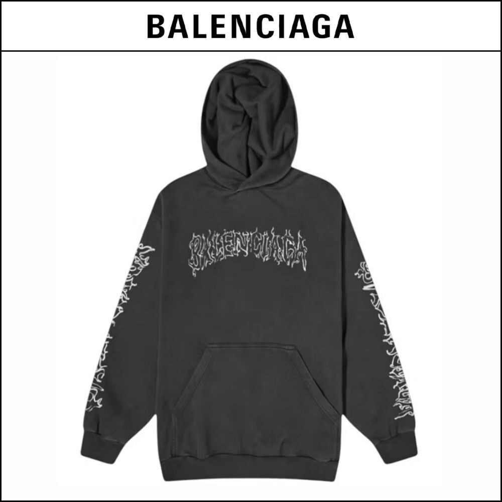 ★Balenciaga アウトレット セール ★Large Fit Hoodie FADED