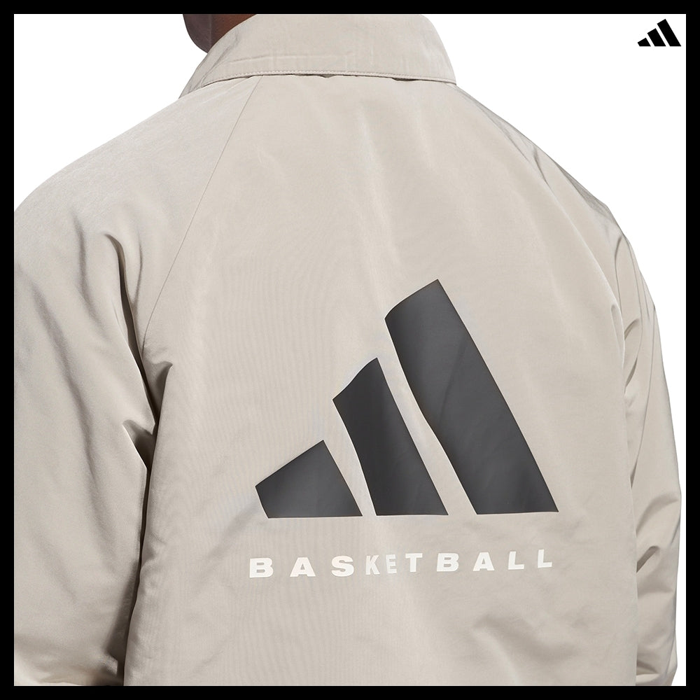 【ADIDAS】 Basketball Coach Jacket Putty Beige