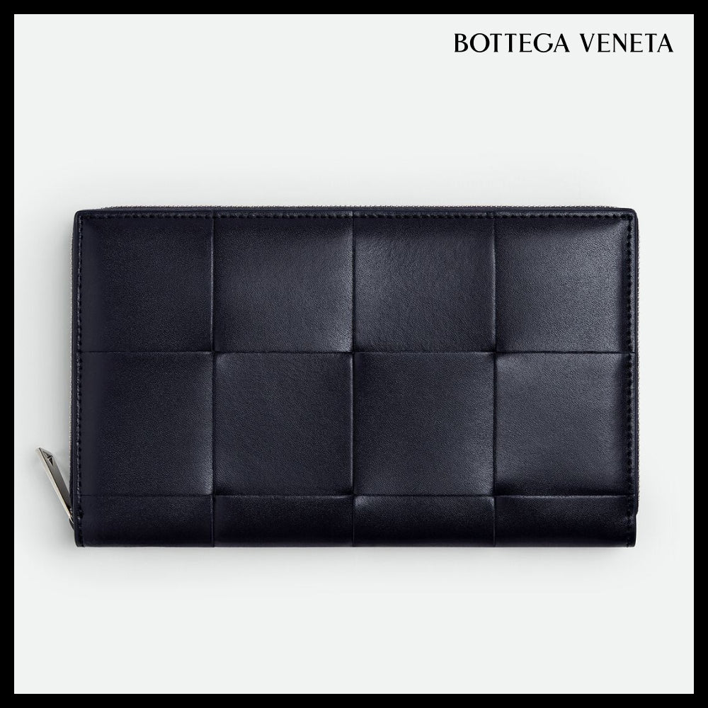 【韓国百貨店 BOTTEGA VENETA】Intrecciato Zip-Around Wallet