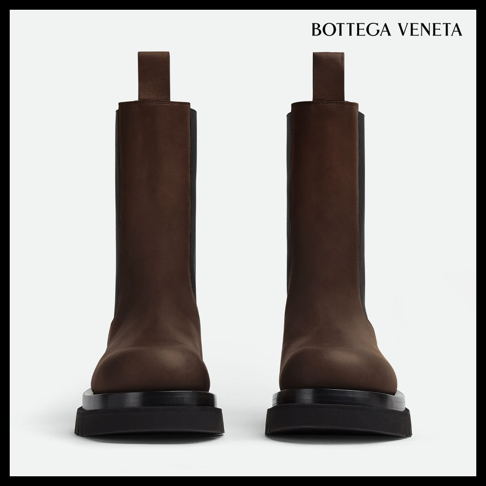 【韓国百貨店 BOTTEGA VENETA】Lug Chelsea Boots Fondant