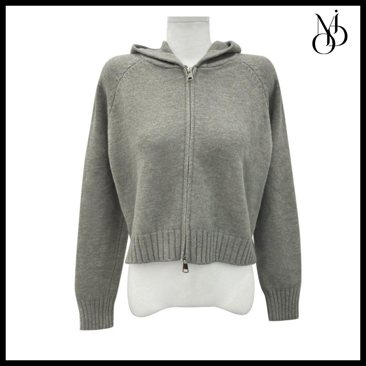 【MODIMOOD】Buggy Knit Hoodie Zip-Up 6 Colors