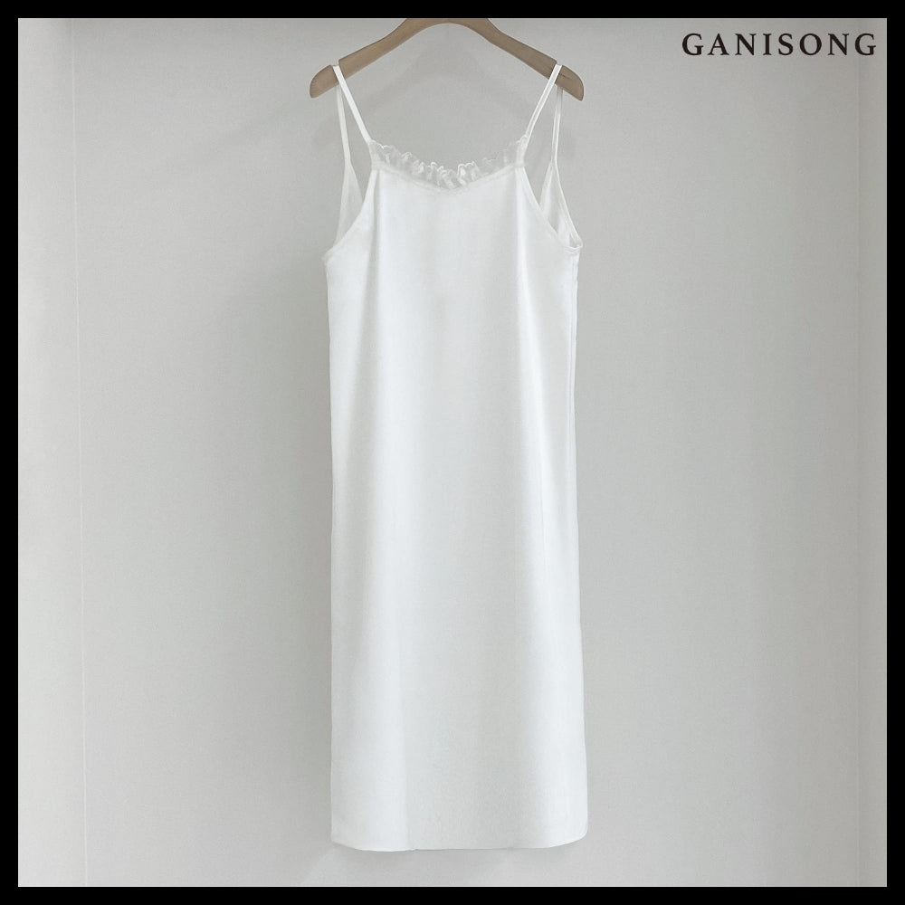 【GANISONG】Bridal Twinkle Fairy Dress White