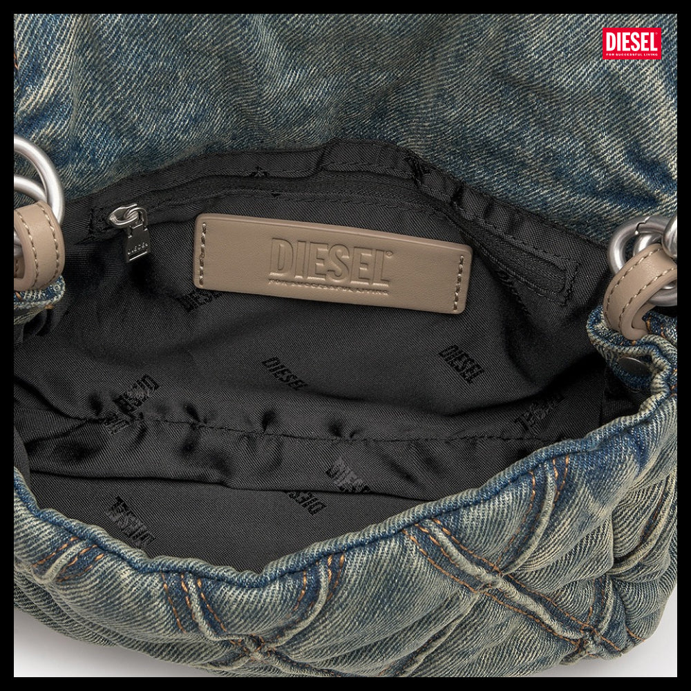 【DIESEL】Charm D S Shoulder Bag - Blue