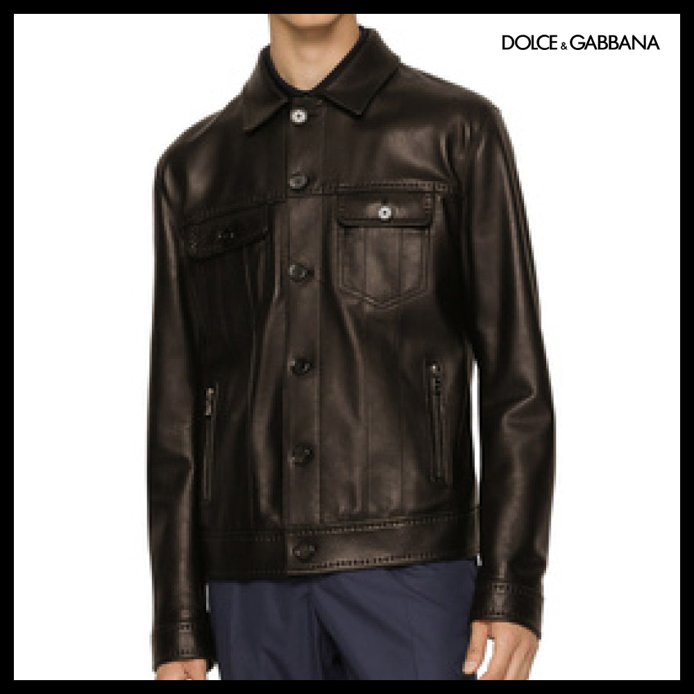 ★Dolce&Gabbanaアウトレット セール ★Plonge Lambskin Jacket