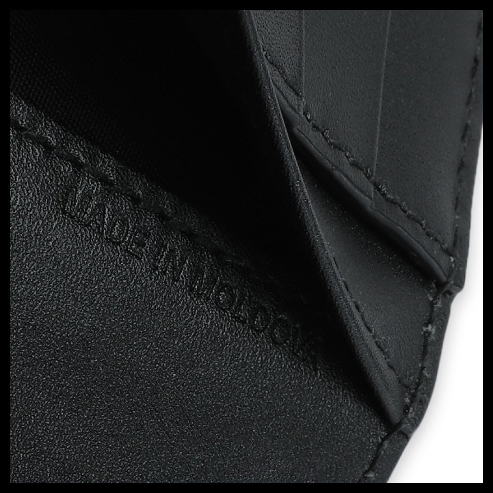 【Burberry】Continental Check Long Wallet Black