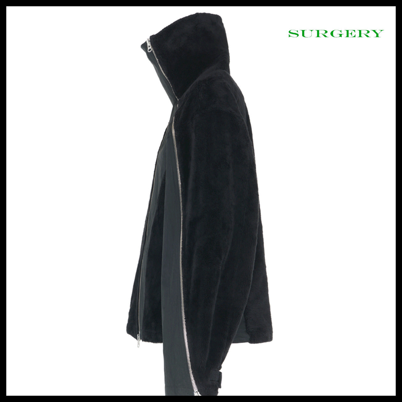 【Surgery】Cross Zip Fleece Jacket 2 Colors