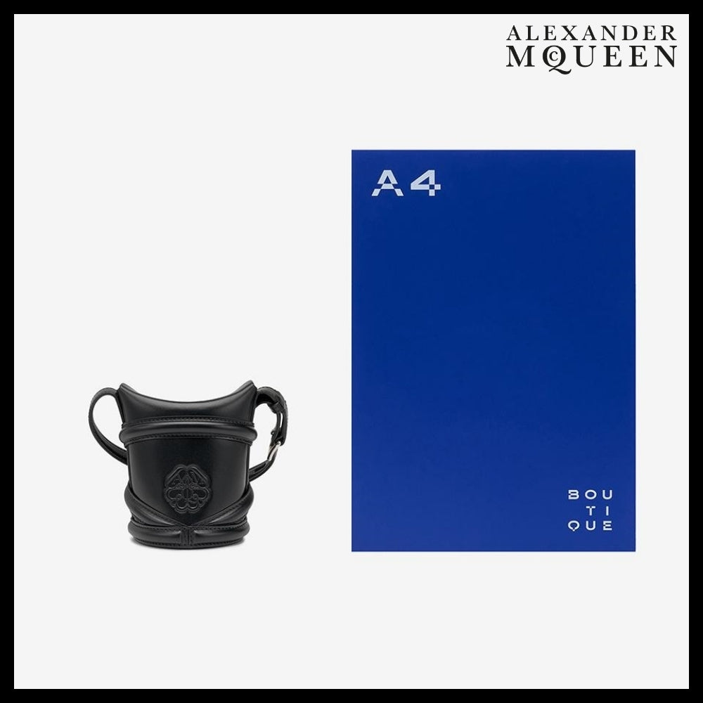 【alexander mcqueen】ミニカーブ ショルダーバッグ ブラック